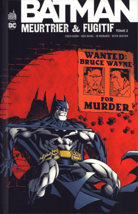 couverture comics Batman meurtrier et fugitif  T2