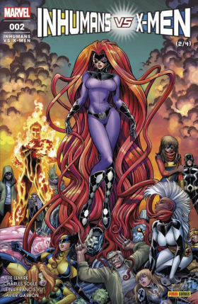 couverture comic Inhumans vs X-Men T2