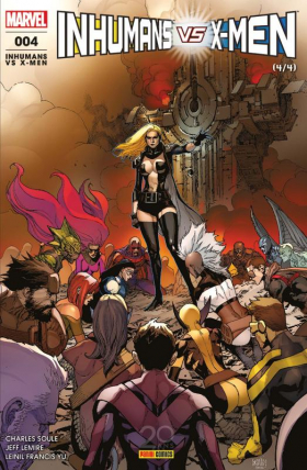couverture comic Inhumans vs X-Men T4