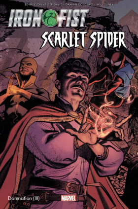 couverture comics Iron Fist et Scarlet Spider