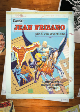 couverture comic Jean Frisano - Une vie d&#039;artiste