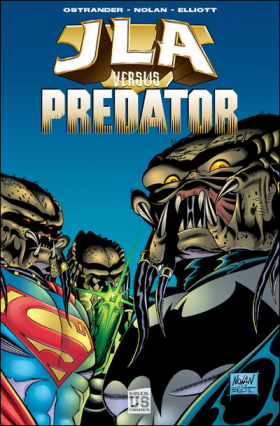 couverture comic JLA versus Predator