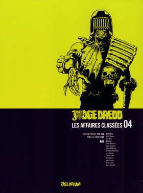 couverture comic Judge Dredd - Affaires Classées T4