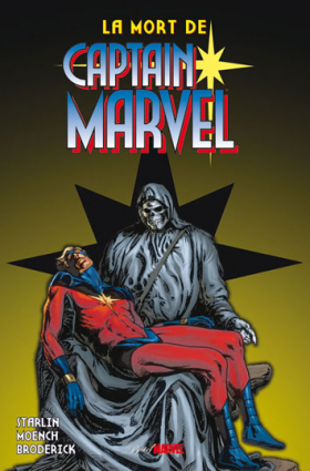 couverture comic La mort de Captain Marvel