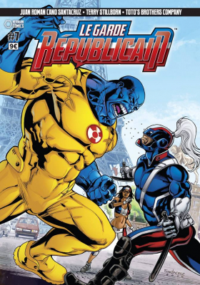 couverture comics Le Garde Républicain vs Nuclearman / Taillé dans le roc / ...Just for fun !