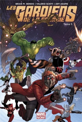 couverture comic Les Gardiens rencontrent les Avengers