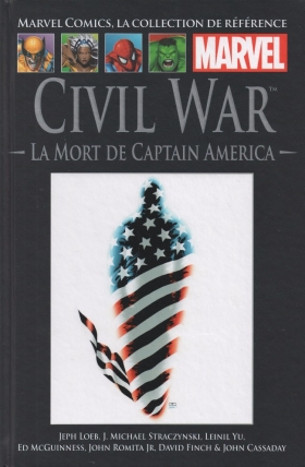 couverture comic Civil War - La mort de Captain America