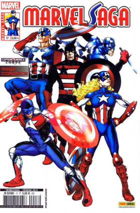 couverture comics Le Corps des Captain America (kiosque)