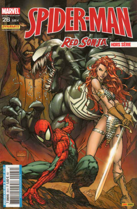 couverture comics Spider-Man / Red Sonja (kiosque)