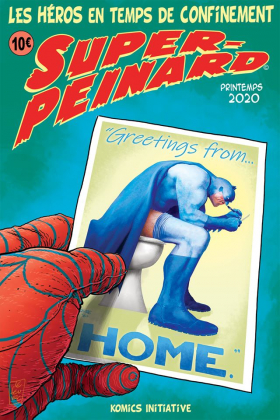 couverture comics Les Super-Héros confinés !