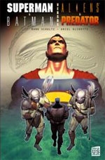 couverture comic Superman &amp; Batman vs Aliens &amp; Predator