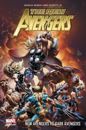 couverture comics New Avengers vs Dark Avengers (intégrale)