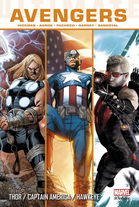 couverture comic Thor / Captain America / Hawkeye