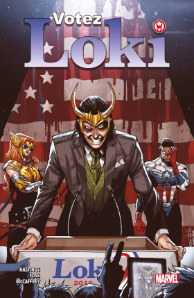 couverture comics Votez Loki