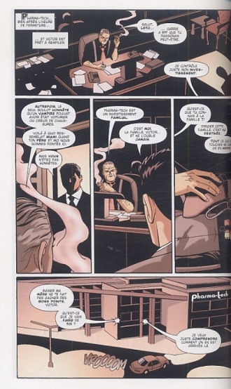 extrait comics À crocs et à sang