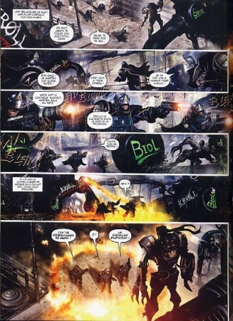extrait comics La guerre Volgan