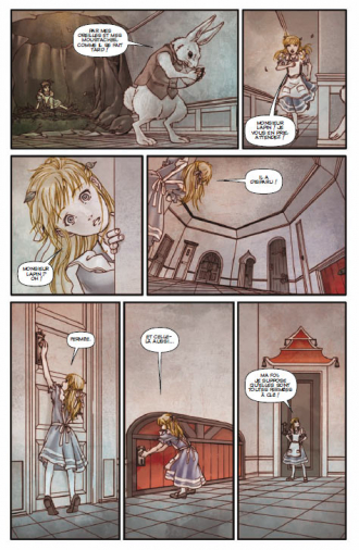 extrait comics Alice au pays des merveilles T1