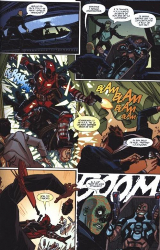 extrait comics Deadpool contre Dents de Sabre