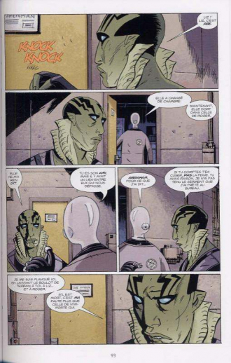 extrait comics La flamme noire