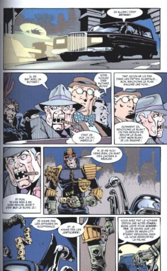 extrait comics Batman - Judge Dredd