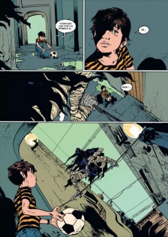 extrait comics La mort d'Haggard West