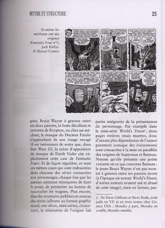 extrait comics Mythe et super héros