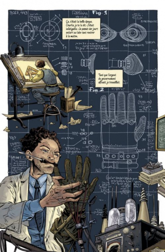 extrait comics Sherlock Frankenstein & la Ligue du mal