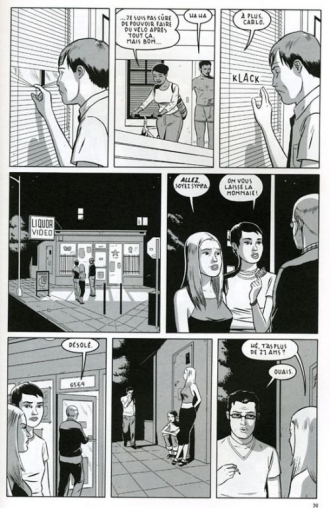 extrait comics Blonde platine
