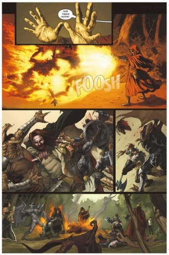 extrait comics Dragons d'un crépuscule d'automne