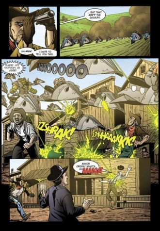 extrait comics Cowboys et envahisseurs