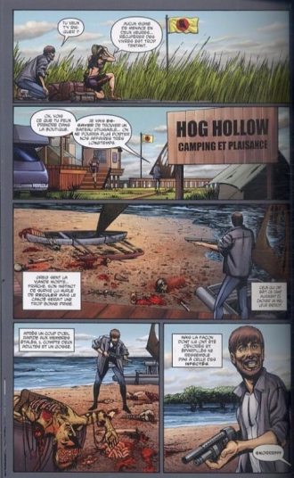 extrait comics Terres maudites / Homo superior