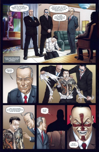 extrait comics La phalange sanglante / Fuir l'enfer carcéral
