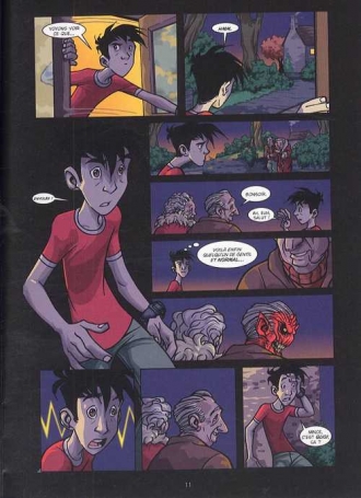 extrait comics Le vilage hanté