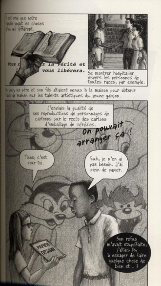extrait comics Mémoires en noirs et blancs