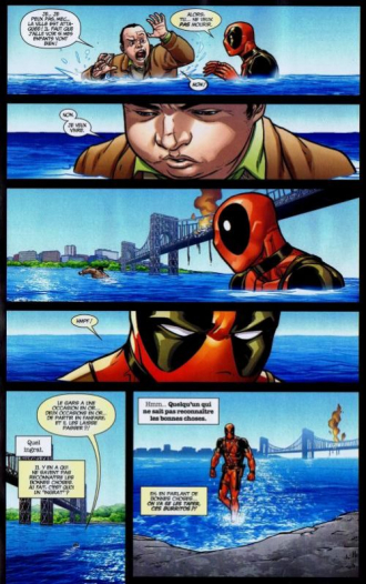 extrait comics Méchant Deadpool (kiosque)
