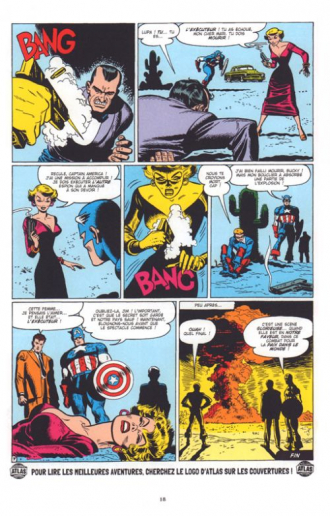 extrait comics Captain America : la légende