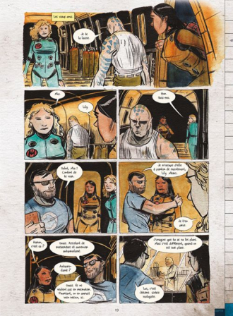 extrait comics Meurtre en grande profondeur