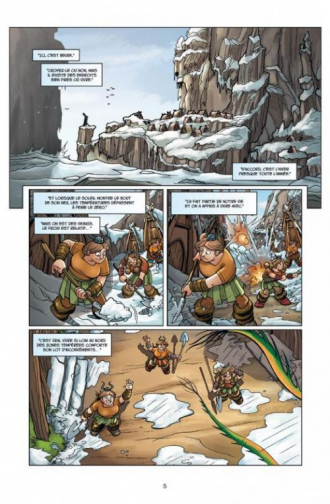 extrait comics Le Château de glace