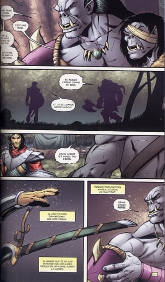 extrait comics Le fléau des ombres