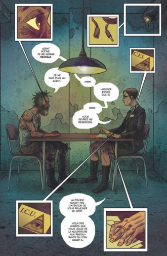 extrait comics Les Golems de cuivre