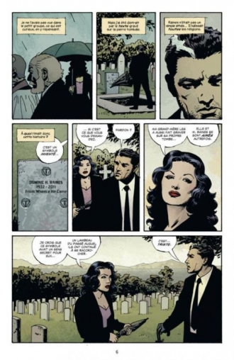 extrait comics La mort aux trousses