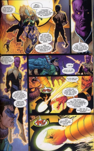 extrait comics La guerre de Sinestro - 1ère partie