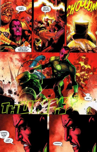extrait comics Sinestro