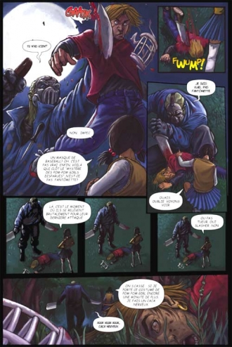 extrait comics La nuit déchiquetée - La main du saigneur