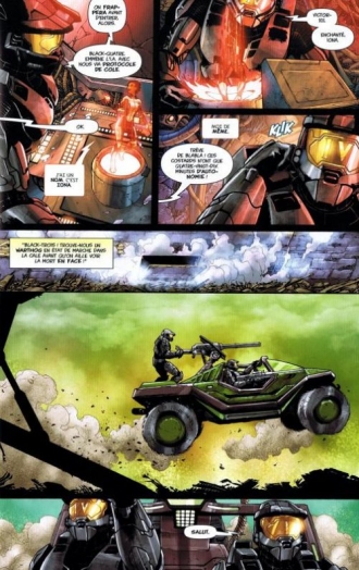 extrait comics Blood line