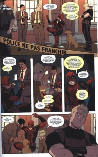 extrait comics Balles masquées