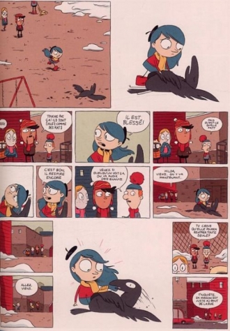 extrait comics et la parade des oiseaux