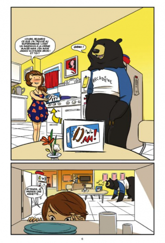 extrait comics Je sors avec un ours