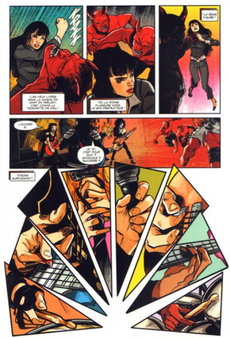extrait comics Kiss Vampirella