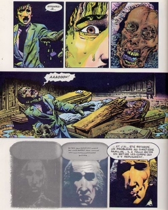 extrait comics La chute de la maison Usher